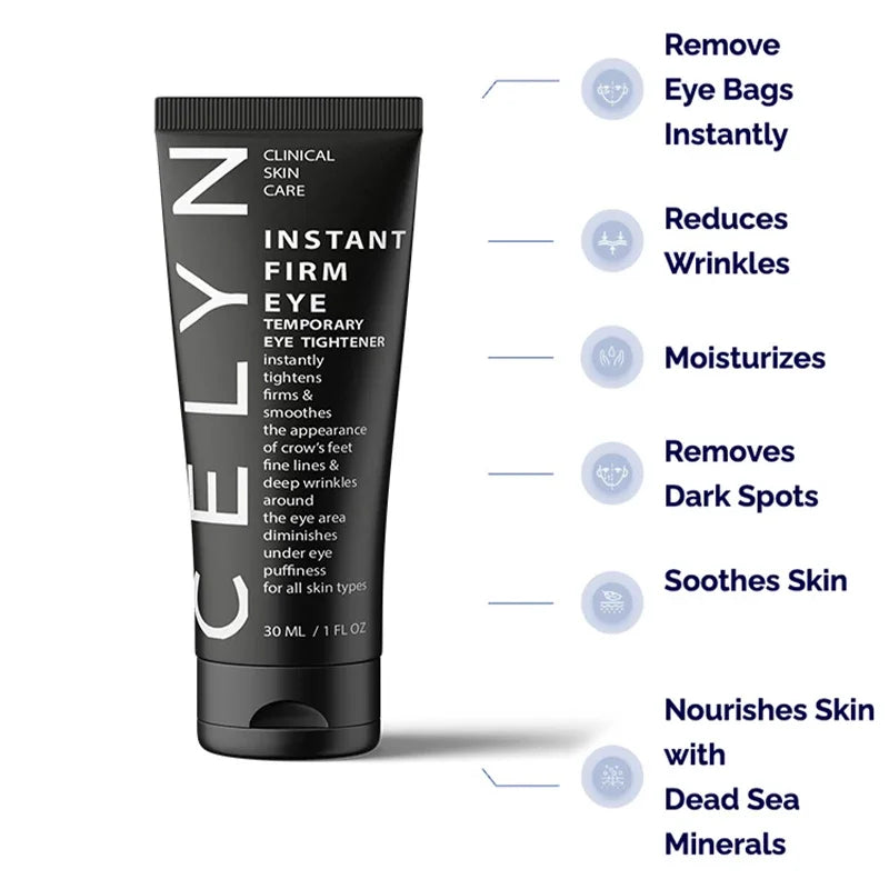 1PC 30Ml CËLYN Instant Firm Eye Cream Eye Lifting Eye Bag Removal Wrinkle Removal Dark Circle Remover Eyes Skin Beauty Care