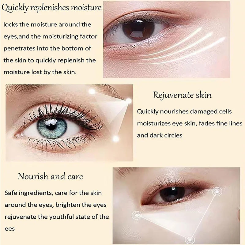 30Ml Instant Firm Eye Cream Reduce Fine Lines and Dark Circles around the Eyes Lifting the Skin Remove Eye Bags Eye Tightener