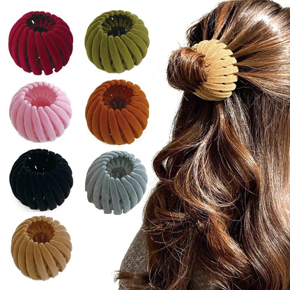 7PCS Hair Accessories for Women,Bird Nest Magic Hair Clip,Hair Bun Accessories for Women,Hair Bun Clip